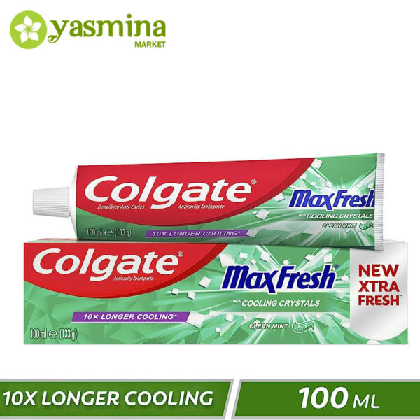 خمیر دندان کلگیت سری max fresh مدل clean mint