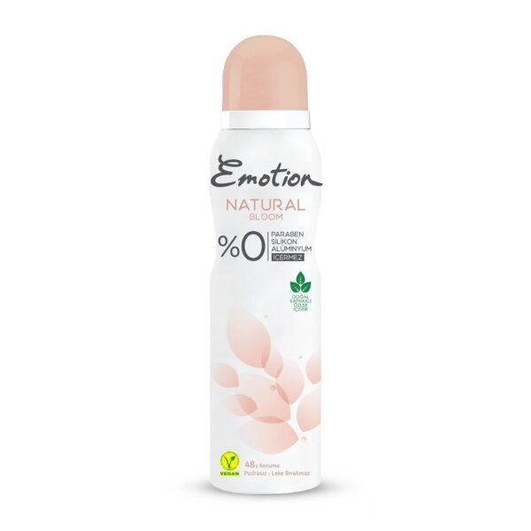 اسپری دئودورانت ایموشن مدل Natural Bloom زنانه