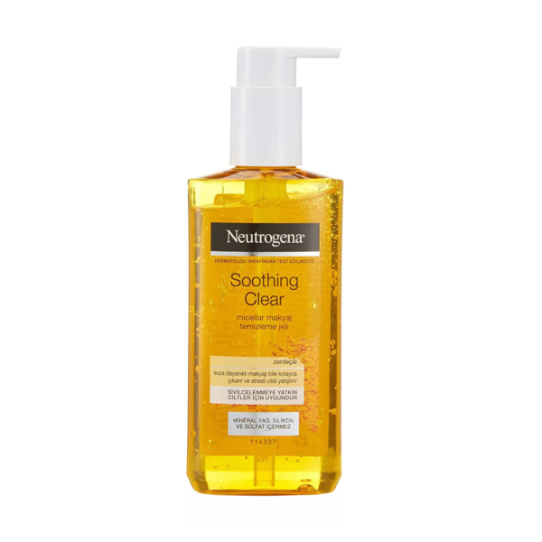 ژل شستشو و پاک کننده آرایش نوتروژینا مدل Soothing Clear Micellar