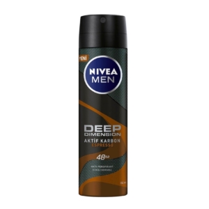 اسپری ضد تعریق نیوآ مدل Deep Dimension Aktif Karbon Espresso مردانه