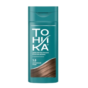 شامپو رنگ مو تونیکا شماره 5.0 رنگ قهوه ای روشن طبیعی